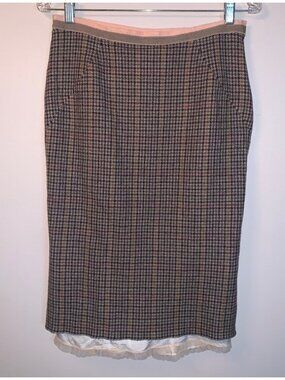 Paul Smith Tweed Skirt with Ruffle Hem 44